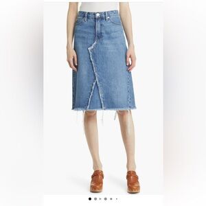Frame deconstructed denim skirt size 29